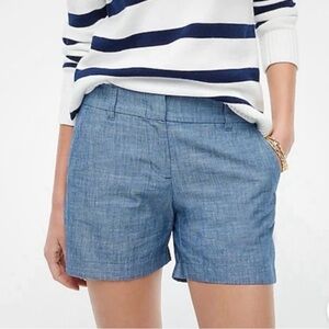 J. Crew Light Blue Women's Bermuda Shorts